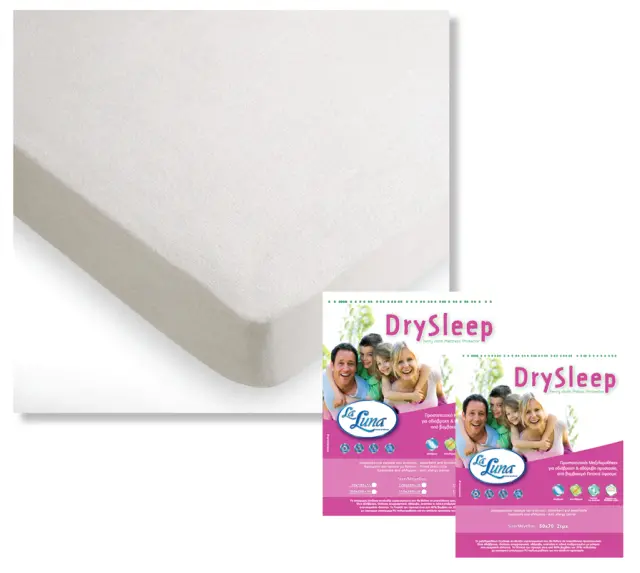 Aδιάβροχο κάλυμμα μαξιλαριών Dry Sleep 50x70 (Ζεύγος) La Luna 4500006