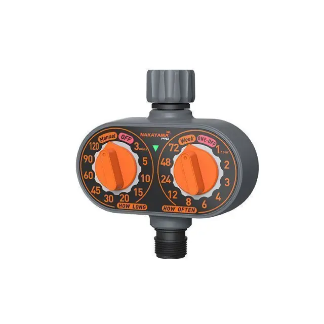 Nakayama Pro GH9139 - Προγραμματιστής Ποτίσματος Μπαταρίας, με Δύο Διακόπτες Προγραμματισμού (073826)