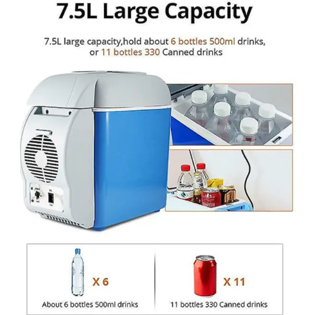 Ηλεκτρικό Φορητό Ψυγείο 12V 7.5lt 203002 (CTC-7500) 2