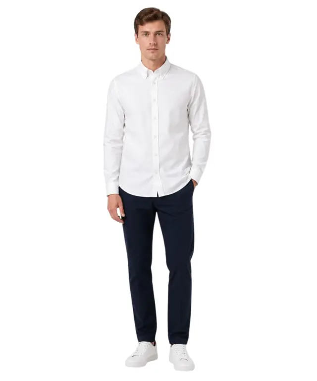 Guess Jeans - Ανδρικό Πουκάμισο M6YH04W2561-G011 Λευκό 2