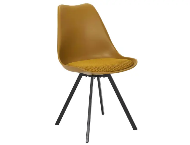 Καρέκλα Αtom Home Deco Factory με διαστάσεις 52x47x82cm - Yellow HD0482 2