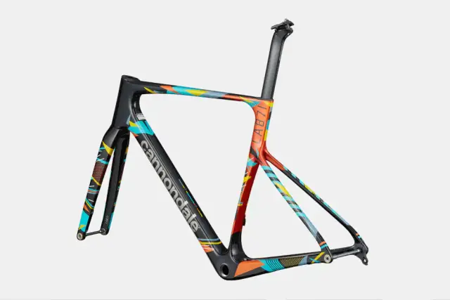ΣΚΕΛΕΤΟΣ CANNONDALE SUPERSIX EVO LAB71 700c 026-027 - ΜΑΥΡΟ-ΠΟΡΤΟΚΑΛΙ - 56 3