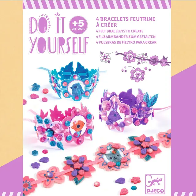Djeco DIY Φτιάχνω και Διακοσμώ Βραχιόλια Φιλίας "Best Friends" (5+ ετών) 07938