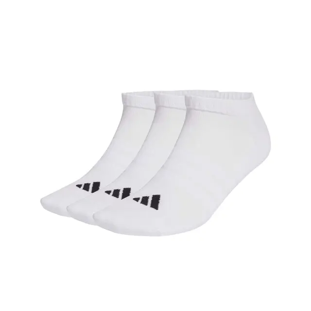 adidas Sportswear Adult Essentials Cushioned No Show 3 Pair Socks Άσπρο JZ0535 (adidas Sportswear) - XLarge