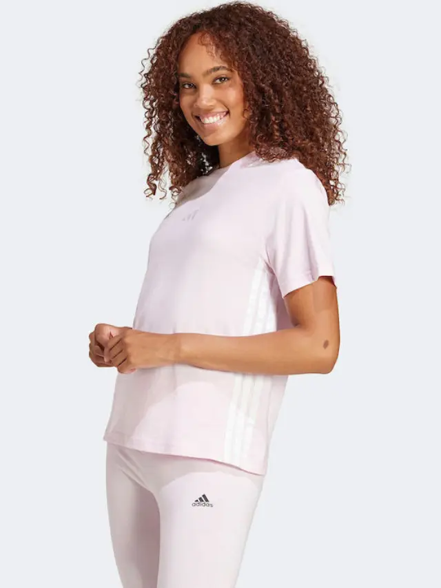 adidas Γυναικείο Αθλητικό T-shirt Light Pink - S