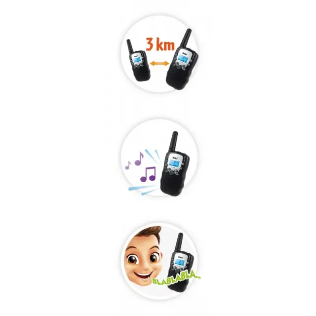 Buki France Walkie Talkie - Εμβέλεια 3km - 8 Κανάλια (8+ ετών) TW01 3