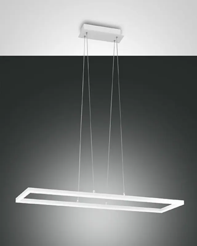Bard 3394-45 φωτιστικό led 3000k κρεμαστό ορθογώνιο Άσπρο