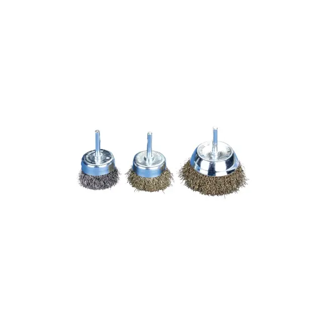 Συρματόβουρτσα Καμπάνα Με Αξονάκι 75mm TOKEN TOOLING 880324