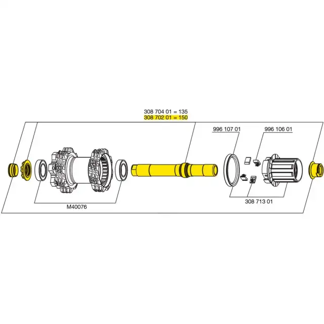 ΑΞΟΝΑΣ MAVIC DEEMAX ULTIMATE 012 ITS4 150mm ΣΕΤ