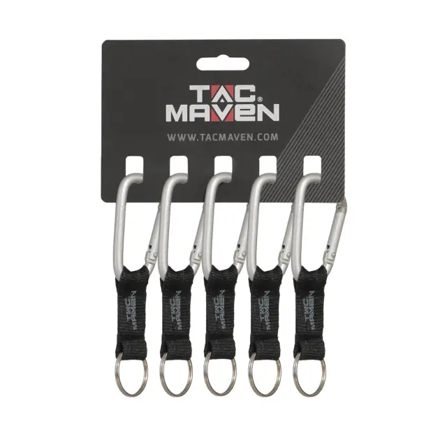 TAC MAVEN Carabiner 7mm-Carabiner από Ελαφρύ Αλουμίνιο 7mm - 01-Black-Μαύρο 2