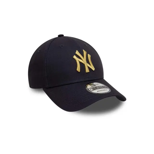 New Era Adult Metallic 9Forty New York Yankees Cap Μπλε Σκούρο 60595195 (New Era) - One Size 3