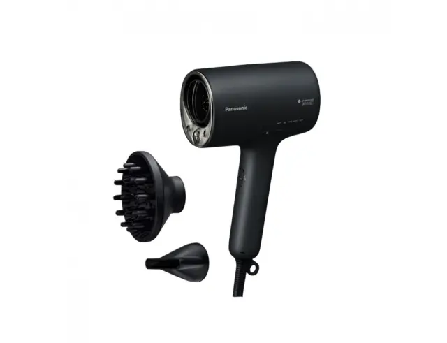 Πιστολάκι Μαλλιών Panasonic EH-NA0J-N825 με φυσούνα, ισχύ 1600W, 2 θερμοκρασίες και 4 λειτουργίες - BlackEH-NA0J-N825