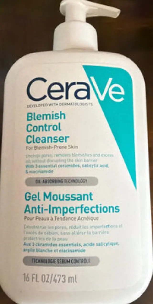 CeraVe Blemish Control Cleanser Gel Καθαρισμού Προσώπου Για Δέρμα Με Τάση Ακμής Με Σαλικυλικό Οξύ & Ceramides, 473ml