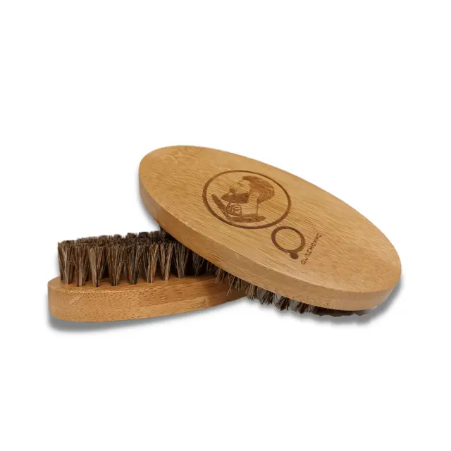 Boar Bristle Beard Brush by MrQ - Βούρτσα Περιποίησης Γενειάδας από Μπαμπού και Τρίχες Αγριογούρουνου �� 2