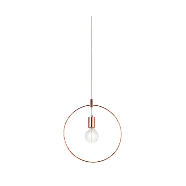 AcaLight Offer NETTO ΦΩΤΙΣΤΙΚΟ ΚΡΕΜΑΣΤΟ ΓΥΑΛΙΣΤΟ ΧΑΛΚΙΝΟ ΜΕΤΑΛΛΙΚΟ ΣΥΜΒΑΤΙΚΟ 1ΧΕ27 IP20 350Χ1200mm