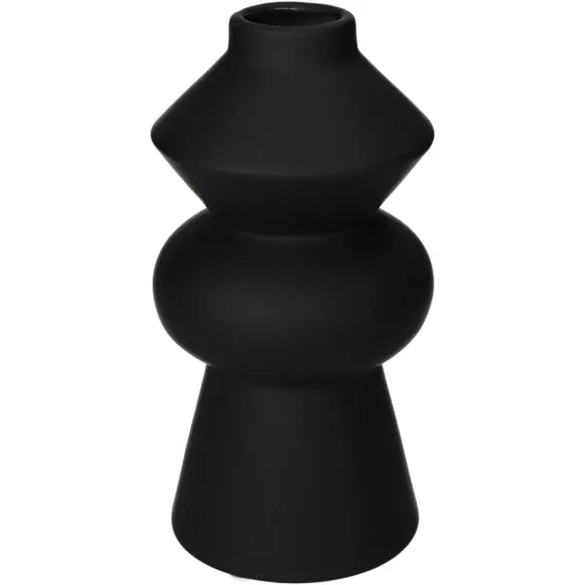 Βάζο Μαύρο Δολομίτης 10.1x10.1x20cm