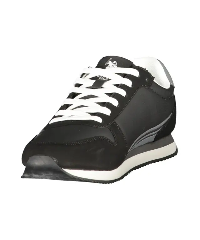 U.S. Polo Assn. - Ανδρικά Sneakers Happy HAPPY002M6YH1-BLK Μαύρο 3