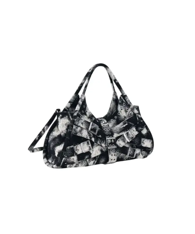Desigual - Γυναικεία Τσάντα 'Ωμου Uranio Heritown 2.0 26SAXA54-9019 Μαύρο 3