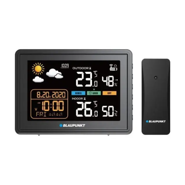 Blaupunkt Μετεωρολογικός Σταθμός WS30BK Black (WS30BK)