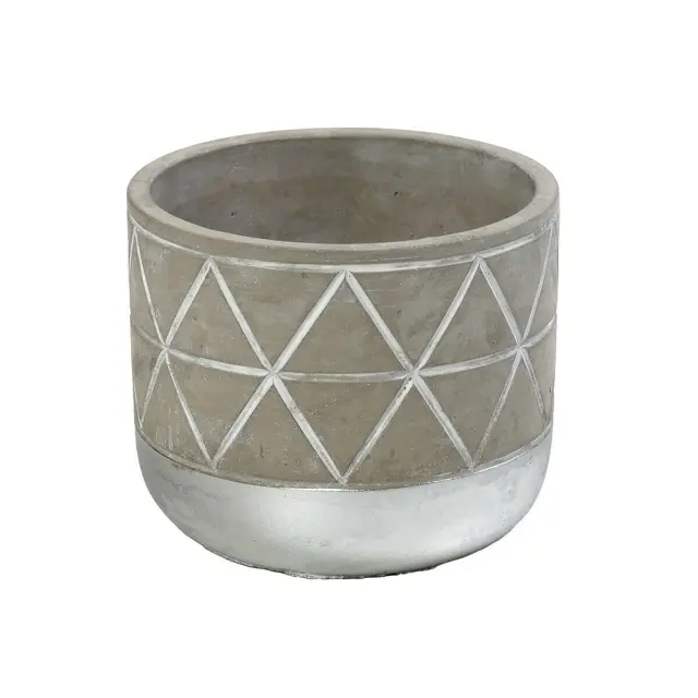 Κασπώ από τσιμέντο Γκρι Ανοιχτό 19,5x19,5x13cm Espiel JOE314