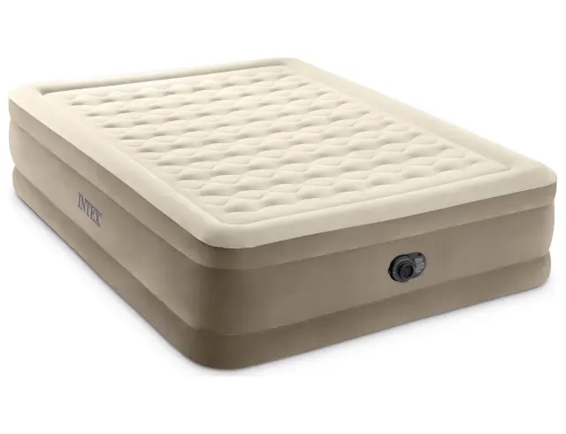 Διπλό Φουσκωτό Στρώμα Ultra Plush Intex με ηλεκτρική αντλία USB και διαστάσεις 203x152x46cm 68064428 2