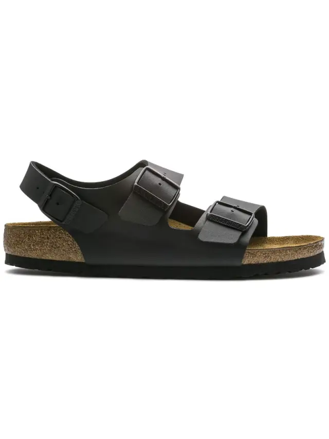 Birkenstock Πέδιλα Unisex Birko-Flor(ανθεκτικό υλικό της Birkenstock-επιτρέπει την επαφή με το νερό) Μαύρο BIR/MILANO 034791 BLACK BF 3