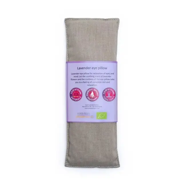 Yoga Eye Pillow Μαξιλαράκι Ματιών Yogi + Yogini Organic Taupe