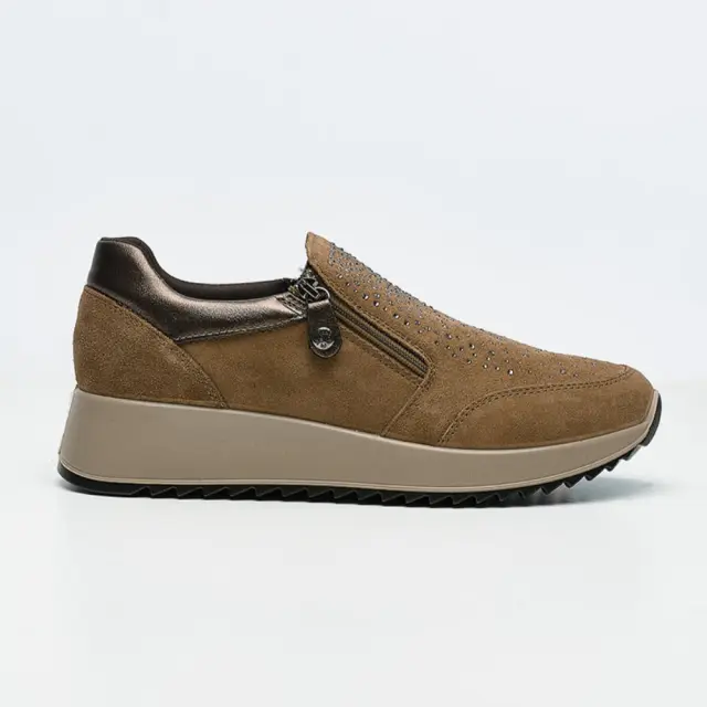 Imac Sneakers Γυναικείο δέρμα Nubuck Καφέ IMA/208370 FANGO - 36