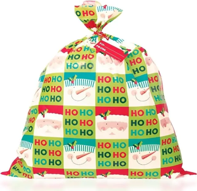 Τσάντα Δώρου Μεγάλη Holly Santa Jumbo / 91.4 x 112 εκ