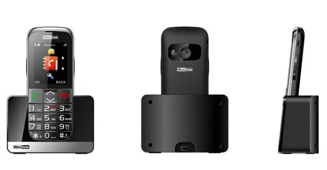 Maxcom MM720 SE 2.2" με Μεγάλα Πλήκτρα, Bluetooth, Ραδιόφωνο, Φακό, Κάμερα και Πλήκτρο Έκτακτης Ανάγκης Μαύρο 2