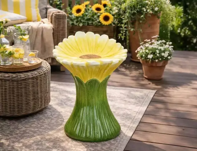 Διακοσμητικό Σκαμπό Sunflower με διαστάσεις 44.5x41x60cm 795250620
