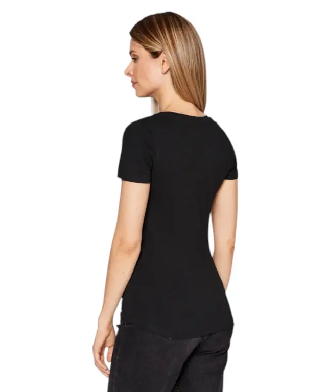 Pepe Jeans - Γυναικείο T-shirt New Virginia Ssn PL505202-999 Μαύρο 3