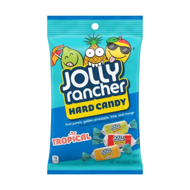 Jolly Rancher Hard Candy Tropical ΧΓ 184gr