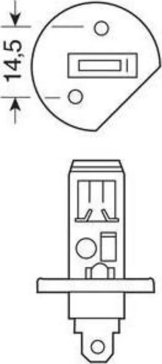 Lampa H1 Halogen 24V 1τμχ 98203 3