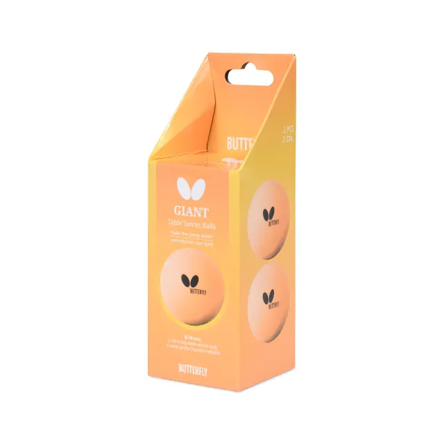 Μπαλάκια Πινγκ-Πονγκ Butterfly Giant Balls 2pack-44906901012699