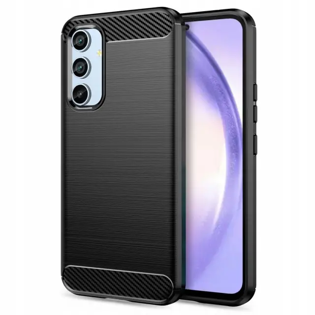 Techsuit® Carbon Προστατευτική Θήκη Σιλικόνης για Samsung Galaxy A54 5G- Black