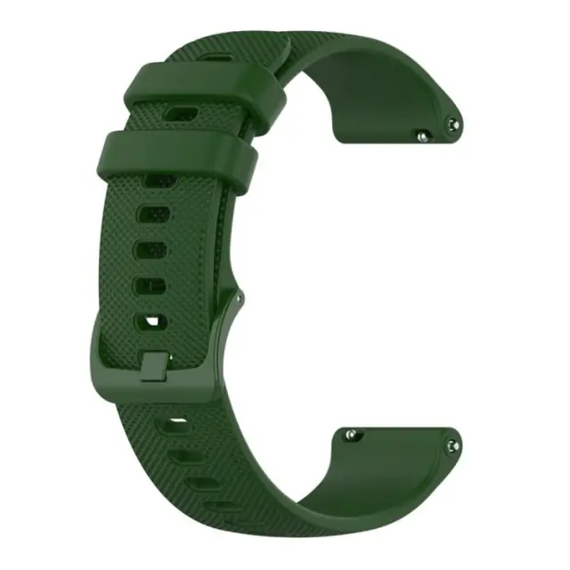 Λουράκι Texture για Smartwatch 20mm-Army Green OEM 2