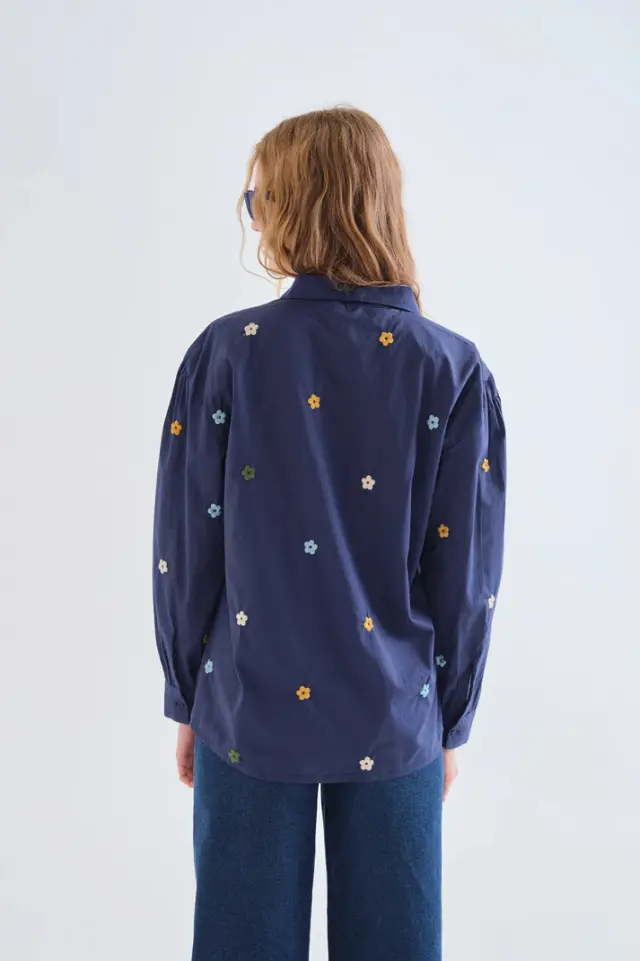 COMPANIA FANTASTICA SHIRT (63C/43009 NAVY BLUE) - L 2