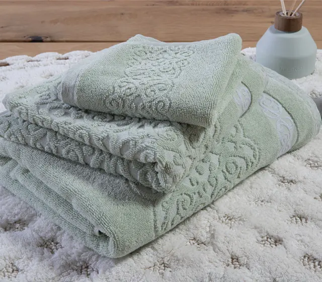 Πετσέτα Χεριών 30x50 Nef-Nef Homeware Premium Zaphira Mint 2