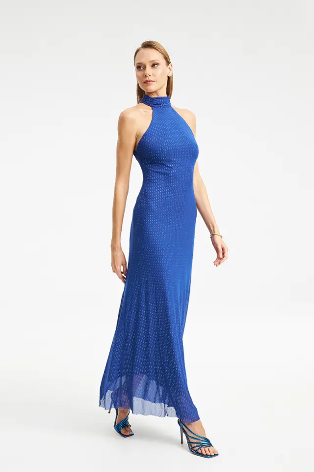 Maxi Φόρεμα με Strass ELENI DRESS - XS 3