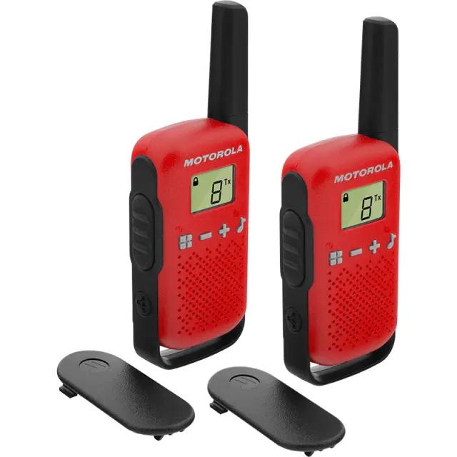 Πομποδέκτες Motorola T42 (2 Τεμάχια) Κόκκινο