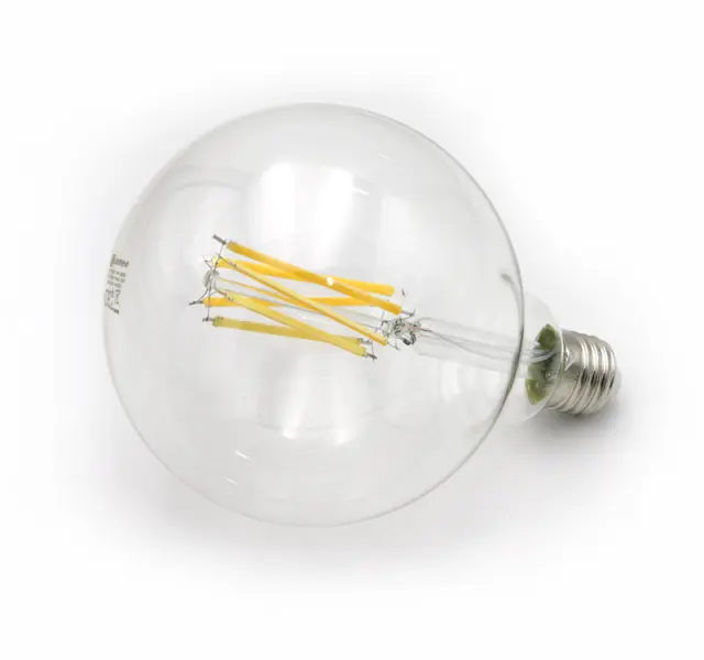LED ΛΑΜΠΑ COG GLOBE Φ125 ΔΙΑΦΑΝΟ Ε27 18W 230V ΛΕΥΚΟ