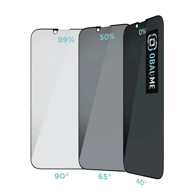 OBAL:ME Privacy 5D Glass Screen Protector for Apple iPhone 13 Pro Max/14 Plus Black 2