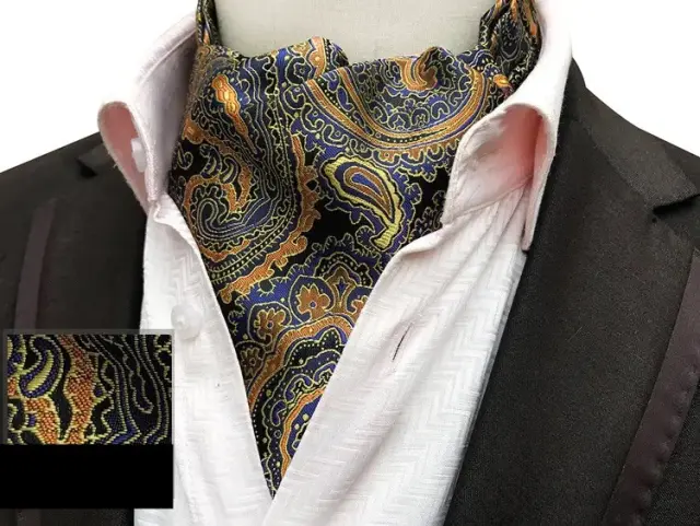 Γραβάτα Τύπου Ascot σε Golden Μοτίβο