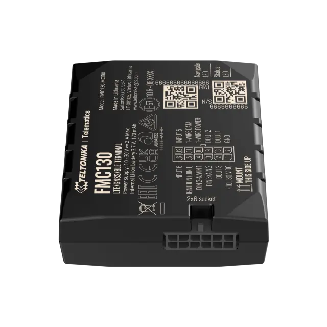 Teltonika Gps Tracker FMC130 - 4G συσκευή εντοπισμού για αυτοκίνητα, σκάφη, μηχανές -σειράς ADVANCED με κάλυψη δικτύου 4G (LTE Cat 1), 3