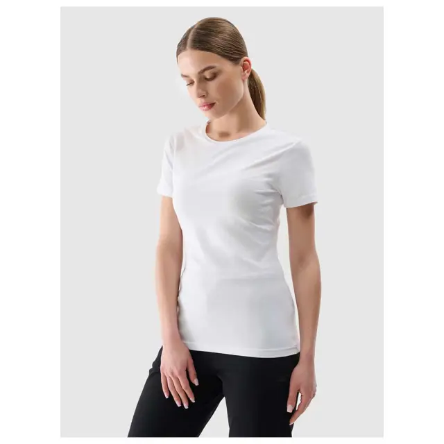 4F T-shirt White 4FWMM00TTSHF2255-10 - XL