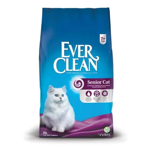 Ever Clean Senior Cat Άμμος για Γάτες 20lt Μονόχρωμο