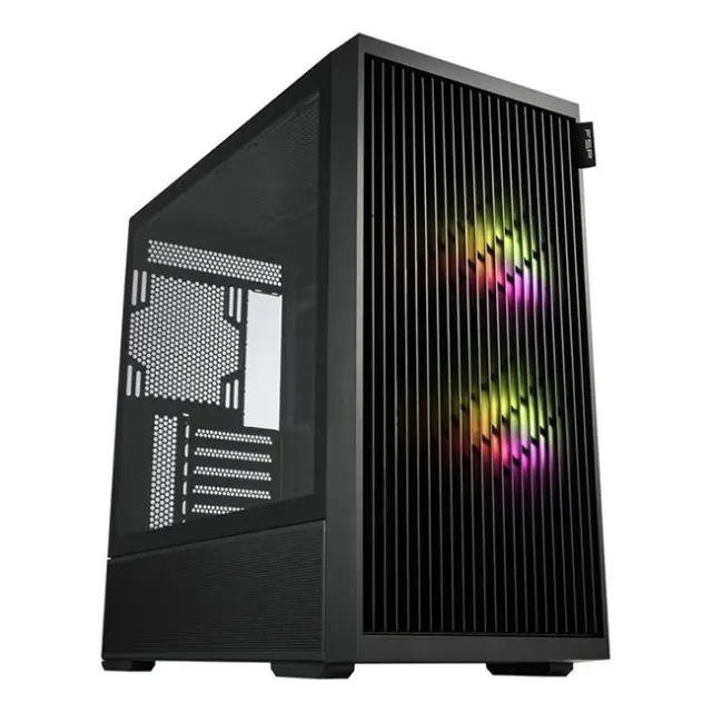 FSP/Fortron PC Case M330-BA Midi Tower Black (POC0000311)