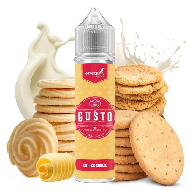 Gusto by Omerta Flavor Shots Butter Cookie 10ml to 60ml