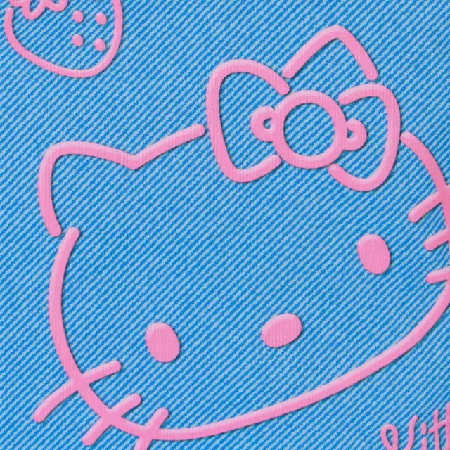 Τσάντα Θαλάσσης Hello Kitty Blue Soleil Beach Bag Hello Kitty Denim 08661 3